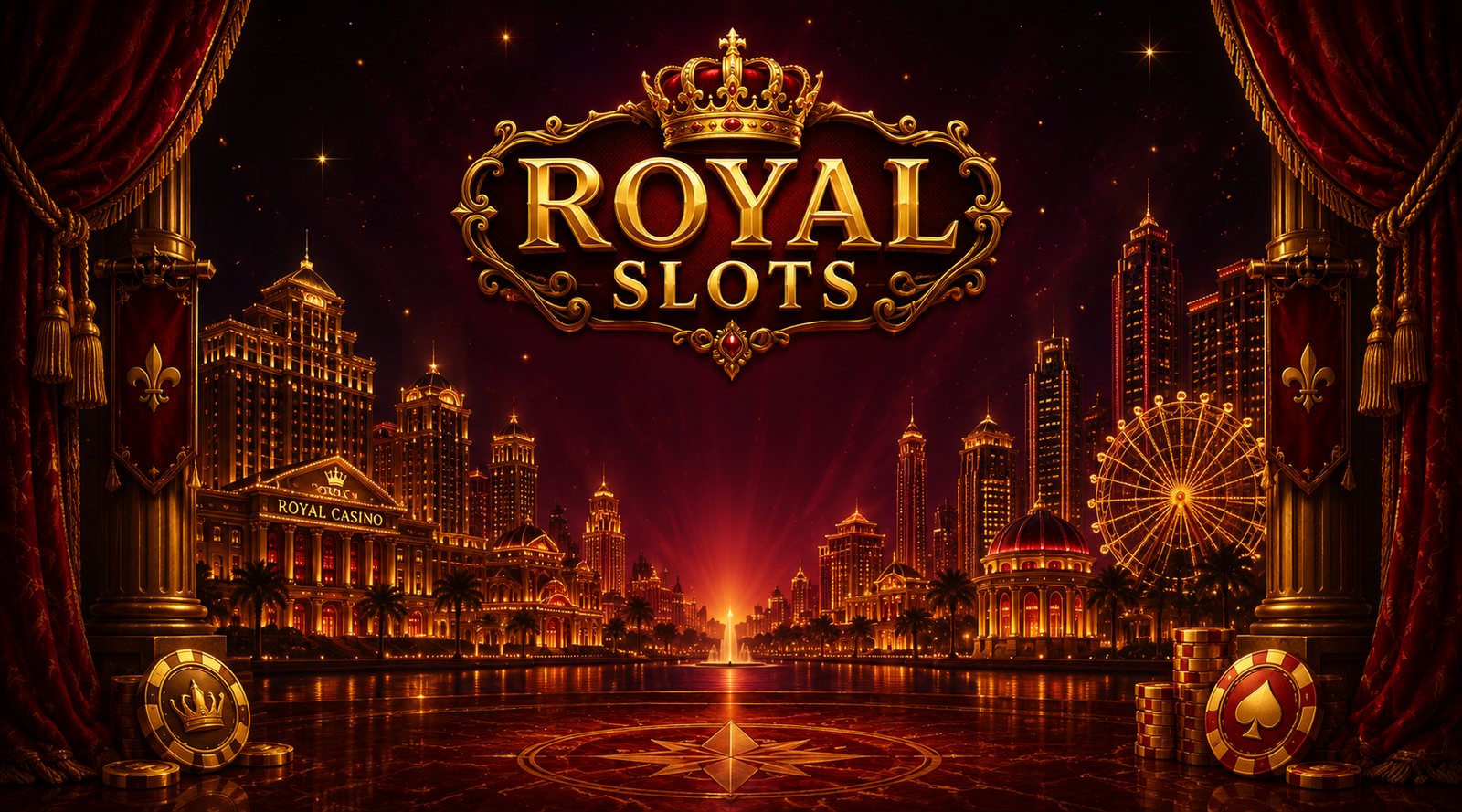 Royal Slots - a royal casino hall of free slot machines